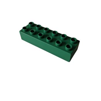 LEGO® DUPLO® 2300 2 x 6 Stein dunkelgrün gebraucht