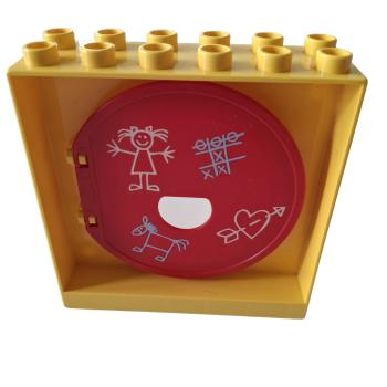 LEGO® DUPLO® 31191 Kugelbahnhalter gelb Tor rot gebraucht