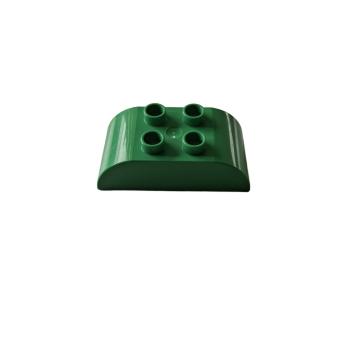 LEGO® DUPLO® 98223 2 x 4 Dachstein abgerundet hellgrün gebraucht