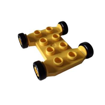 LEGO® DUPLO® 42092 Fahrgestell 2 x 4 gelb gebraucht