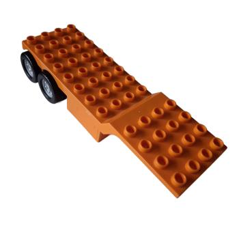 LEGO® DUPLO® 48123c01 LKW Auflieger orange gebraucht