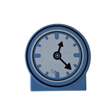 LEGO® DUPLO® 41970 1 x 3 x 2 rund blau bedruckt Uhr gebraucht