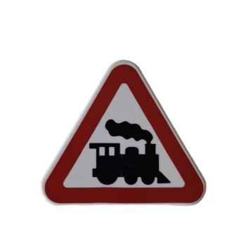 LEGO® DUPLO® Dreieck Achtung Bahn weiß gebraucht