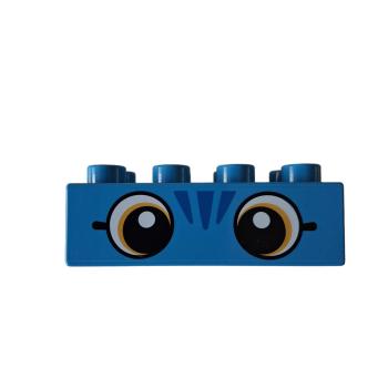 LEGO® DUPLO® 3011 2 x 4 Stein bedruckt Augen blau gebraucht