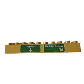 LEGO® DUPLO® 2291 2 x 10 Stein bedruckt Wegweiser gebraucht