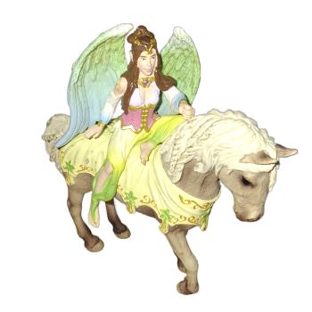 Schleich ® 70519 Feya in festlicher Kleidung auf Pferd gebraucht