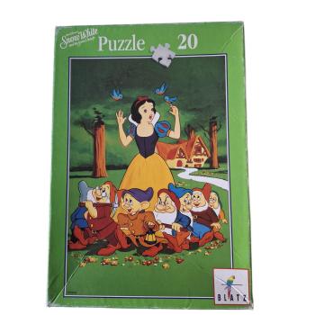 20 Teile Puzzle Schneewittchen  gebraucht