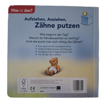 Was ist das? Aufstehen, Anziehen, Zähne putzen mit Klappenquiz gebraucht