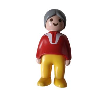 Playmobil 123 ® Frau rot / gelb gebraucht