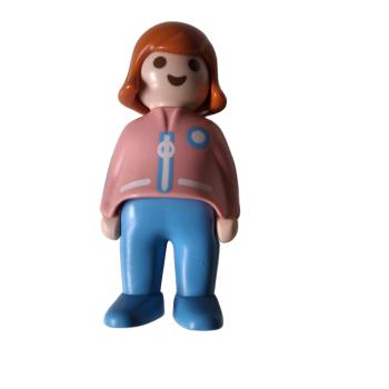 Playmobil 123 ® Frau rosa blau gebraucht