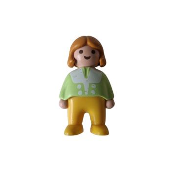Playmobil 123 ® Kind Mädchen grün / gelb gebraucht