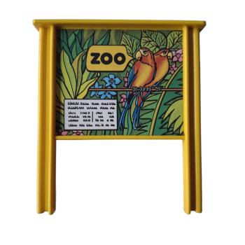 Playmobil ® 3060001 Schild Zoo gebraucht