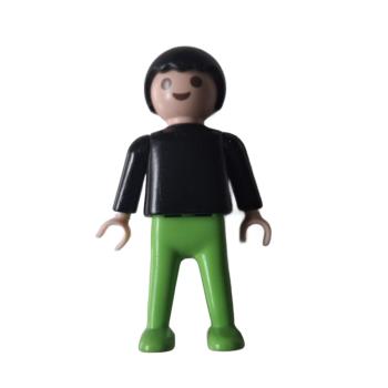 Playmobil ® Kind Junge grün / schwarz gebraucht