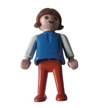 Playmobil ® Mädchen blau / weiß / rot gebraucht