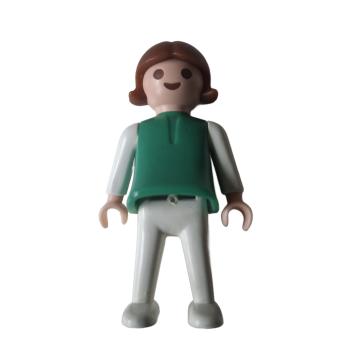 Playmobil ® Kind Mädchen grün / weiß gebraucht