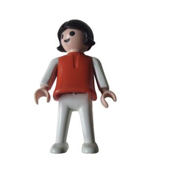 Playmobil ® Kind Mädchen rot / weiß gebraucht