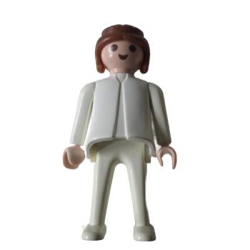Playmobil ® Frau weiß braune Haare bewegliche Hände gebraucht