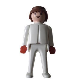 Playmobil ® Mann weiß braune Haare bewegliche Hände rot gebraucht