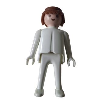 Playmobil ® Mann weiß braune Haare feste Hände gebraucht