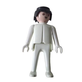 Playmobil ® Mann weiß schwarze Haare feste Hände gebraucht