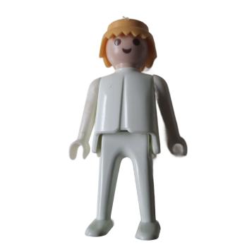 Playmobil ® Mann weiß blonde Haare feste Hände gebraucht