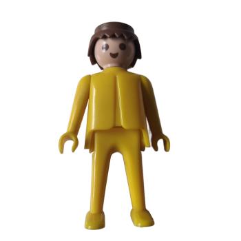 Playmobil ® Mann gelb braune Haare feste Hände gebraucht
