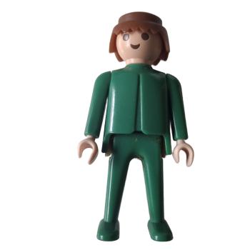 Playmobil ® Mann grün braunes Haar bewegliche Hände gebraucht