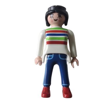 Playmobil ® Frau gestreifter weißer Pullover gebraucht