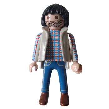 Playmobil ® Mann graue Weste gebraucht