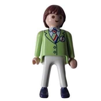 Playmobil ® Mann hellgrüne Jacke gebraucht