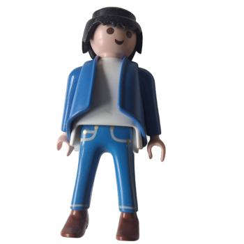 Playmobil ® Mann blaue Jacke gebraucht