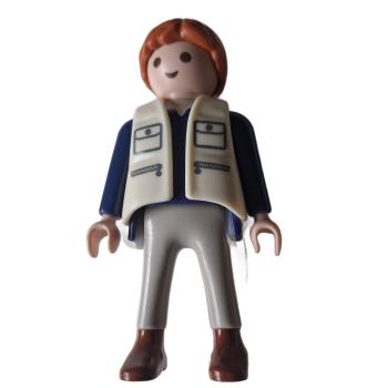 Playmobil ® Frau beige Weste gebraucht