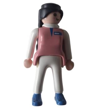 Playmobil ® Frau rosa / weiß gebraucht