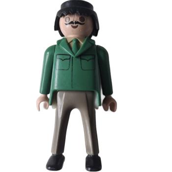 Playmobil ® Mann Polizei grün gebraucht