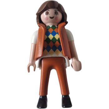Playmobil ® Frau braune Weste gebraucht