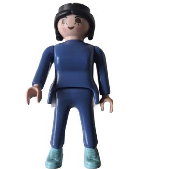 Playmobil ® Frau blau türkise Schuhe gebraucht