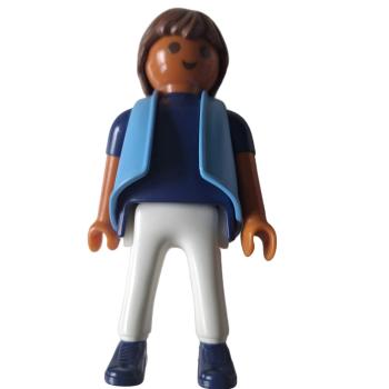 Playmobil ® Mann blaue Weste gebraucht
