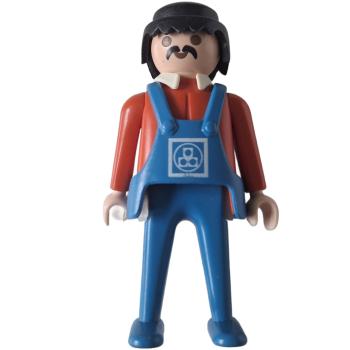 Playmobil ® Mann blaue Latzhose gebraucht