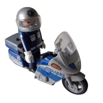 Playmobil ® 5180 Polizeimotorrad & Licht gebraucht