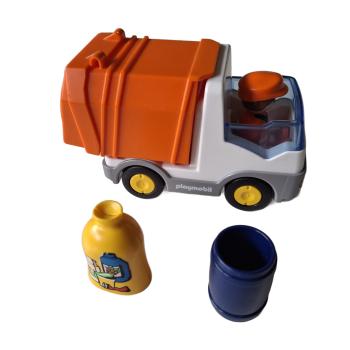 Playmobil ® 1 - 2 - 3  6774 Müllauto mit Sortierfunktion gebraucht