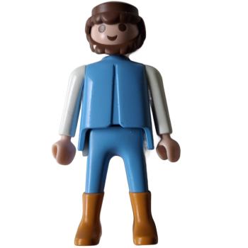 Playmobil ® Mann blau - weiß mit Bart gebraucht