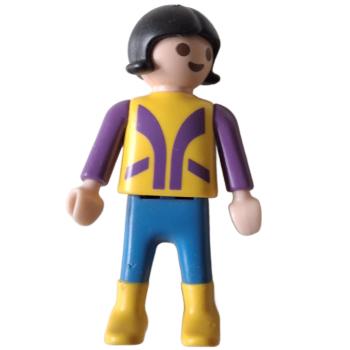 Playmobil ® Kind Mädchen gelb - lila gebraucht