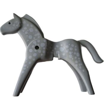 Playmobil ® Pferd grau - weiß gebraucht