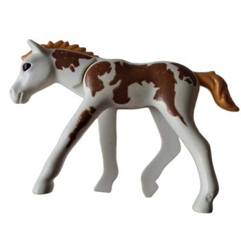 Playmobil ® Fohlen weiß - braun gebraucht