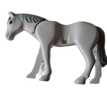 Playmobil ® Pferd weiß - graue Mähne gebraucht
