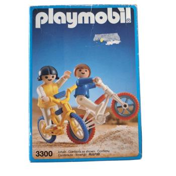 Playmobil ®  3300 BMX-Fahrräder/2 Kinder gebraucht