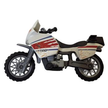 Playmobil ® Motorrad weiß ohne Ständer gebraucht