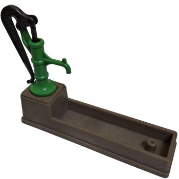 Playmobil ® 3004487 + 3004486 Brunnen / Tränke grün gebraucht