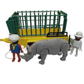 Playmobil ® 3529 Nashorntransport gebraucht