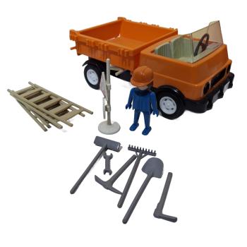 Playmobil ® 3203 Baustellenwagen - Kipper gebraucht